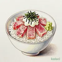 山かけ鉄火丼 大盛