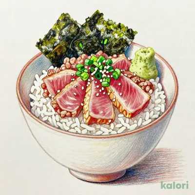 鉄火たたき丼 大盛
