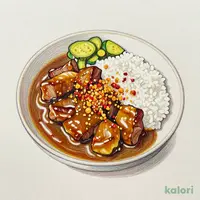 にんにくファイヤーポークロックカレー ミニ