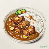 Garlic Fire Pork Rock Curry, Regular