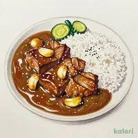 にんにくポークロックカレー 大盛