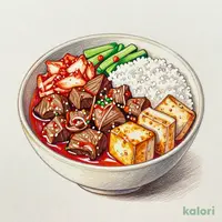 Spicy Sukiyaki Beef Bowl (Medium)