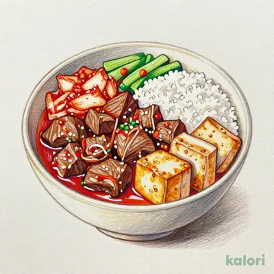 Spicy Sukiyaki Beef Bowl (Medium)