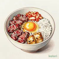 月見すきやき牛丼 メガ