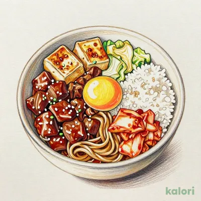 月見辛旨すきやき牛丼 ミニ