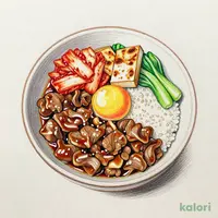 月見辛旨すきやき牛丼 大盛