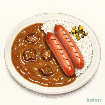 ソーセージビーフカレー 大盛