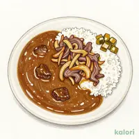 牛あいがけビーフカレー 並盛