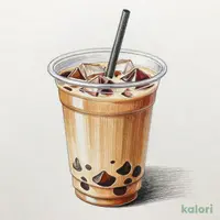 黒糖ゼリーほうじ茶ラテ