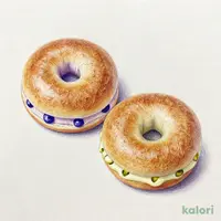 ブルーベリー＆ピスタチオのミニミニベーグルセット