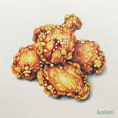 レンジ調理！鶏ももから揚げ風（にんにく醤油）