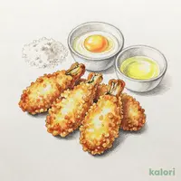 広島地御前産かきの薄衣揚