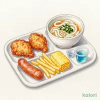 《低学年向け》お子様うどんセット（ガチャコイン付き）