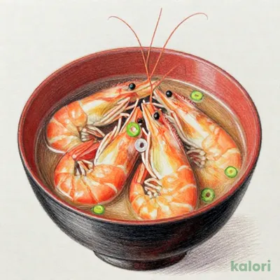 あったか販促★今なら50円お得！海老の頭汁（日替わり）
