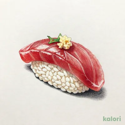 トロかつおの大葉にんにくのせ(１貫)