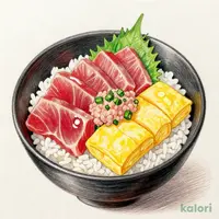 本鮪中トロ入まぐろ丼