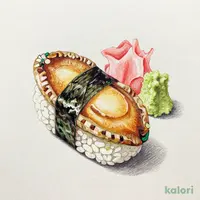 あわび握り（2貫）