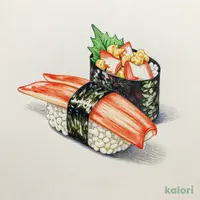 カニ3貫盛り