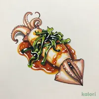 ボイルゲソの酢味噌和え
