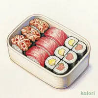 特上本鮪づくし弁当１人前　８貫+巻物１本