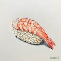 特大赤エビ（1貫）