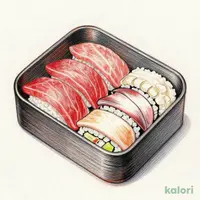 紅白セット弁当１人前　８貫