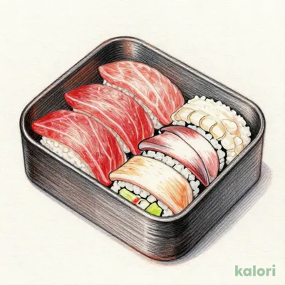 紅白セット弁当１人前　８貫