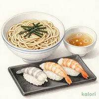舎鈴監修！本格つけ麺とエビ３貫盛りセット