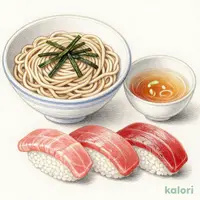 舎鈴監修！本格つけ麺と本鮪３貫盛りセット