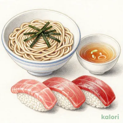 舎鈴監修！本格つけ麺と本鮪３貫盛りセット