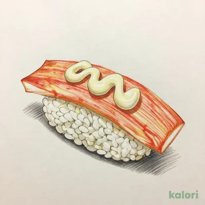 ジャンボかにカマ天にぎり