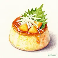 冷製茶碗蒸し 梅みぞれあんかけ