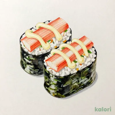 Crab-style Salad Gunkan