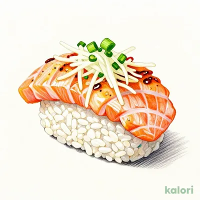 Grated Grilled Fatty Salmon