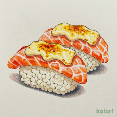 サーモン チーズマヨ炙り