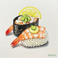 えびわさびマヨ レモンのせ