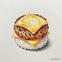 こだわりチーズハンバーグにぎり