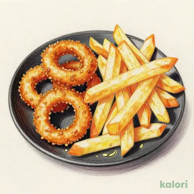 オニオンフライ＆ポテト
