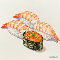 天然えびづくし4種盛り