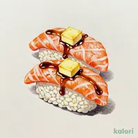 炙りサーモンバター醤油