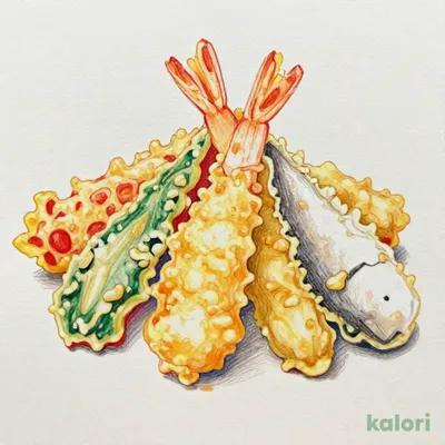 天ぷらの盛り合わせ