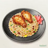 唐揚げチャーハン