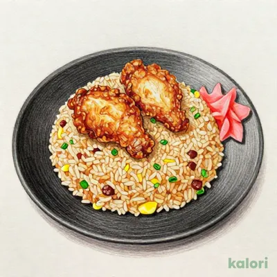 唐揚げチャーハン