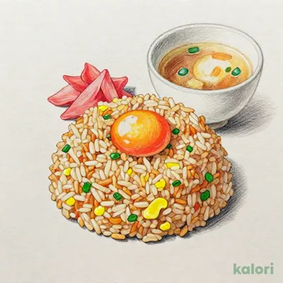 月見チャーハン