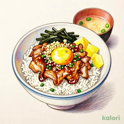 Maze Abura Suta-don (Mixed Garlic Pork Rice Bowl)