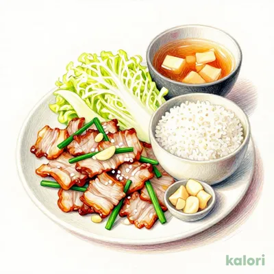 Salt Stamina-yaki Set Meal