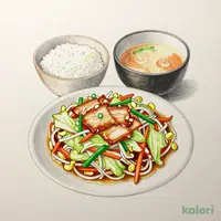 Meat and Vegetable Set Meal
