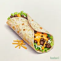 チーズたっぷり 極太重厚ブリトー 1枚巻き‼（中身少なめ）