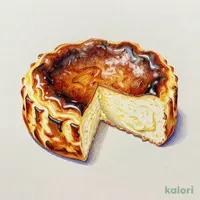Homemade Basque Cheesecake