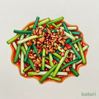 Meat and Green Onion Topping